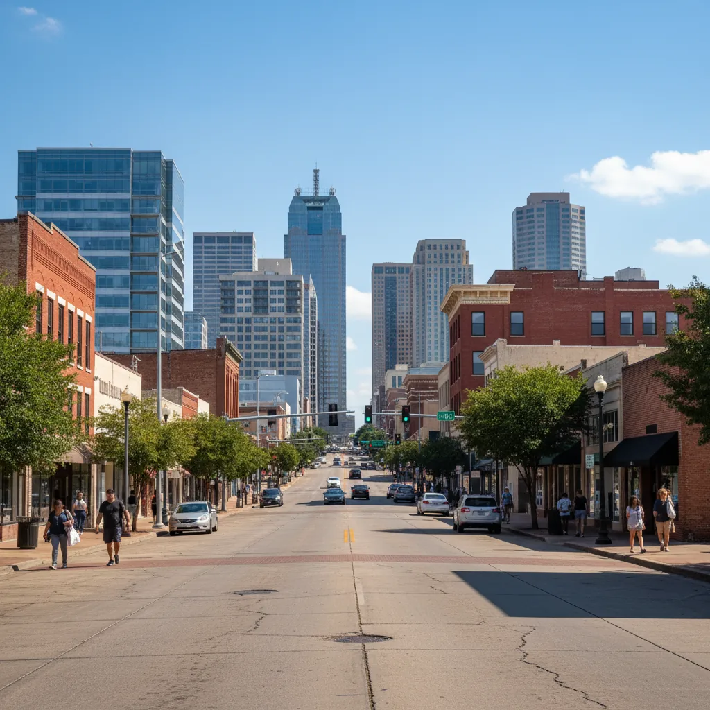 Plano, TX business district